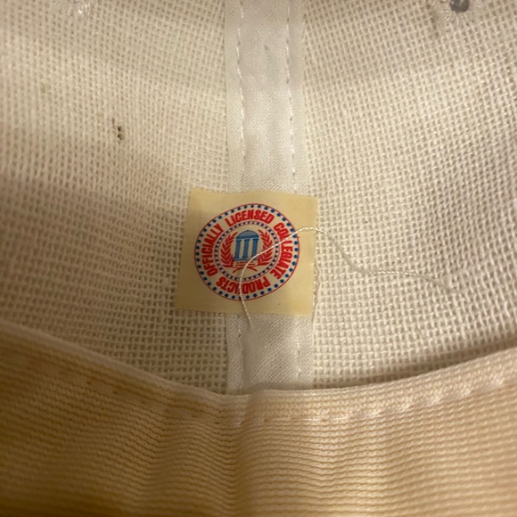 White Oklahoma Cap with Red Embroidery - Picture 5 of 5